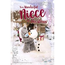 3D Holographic Wonderful Niece Me to You Bear Christmas Card Image Preview